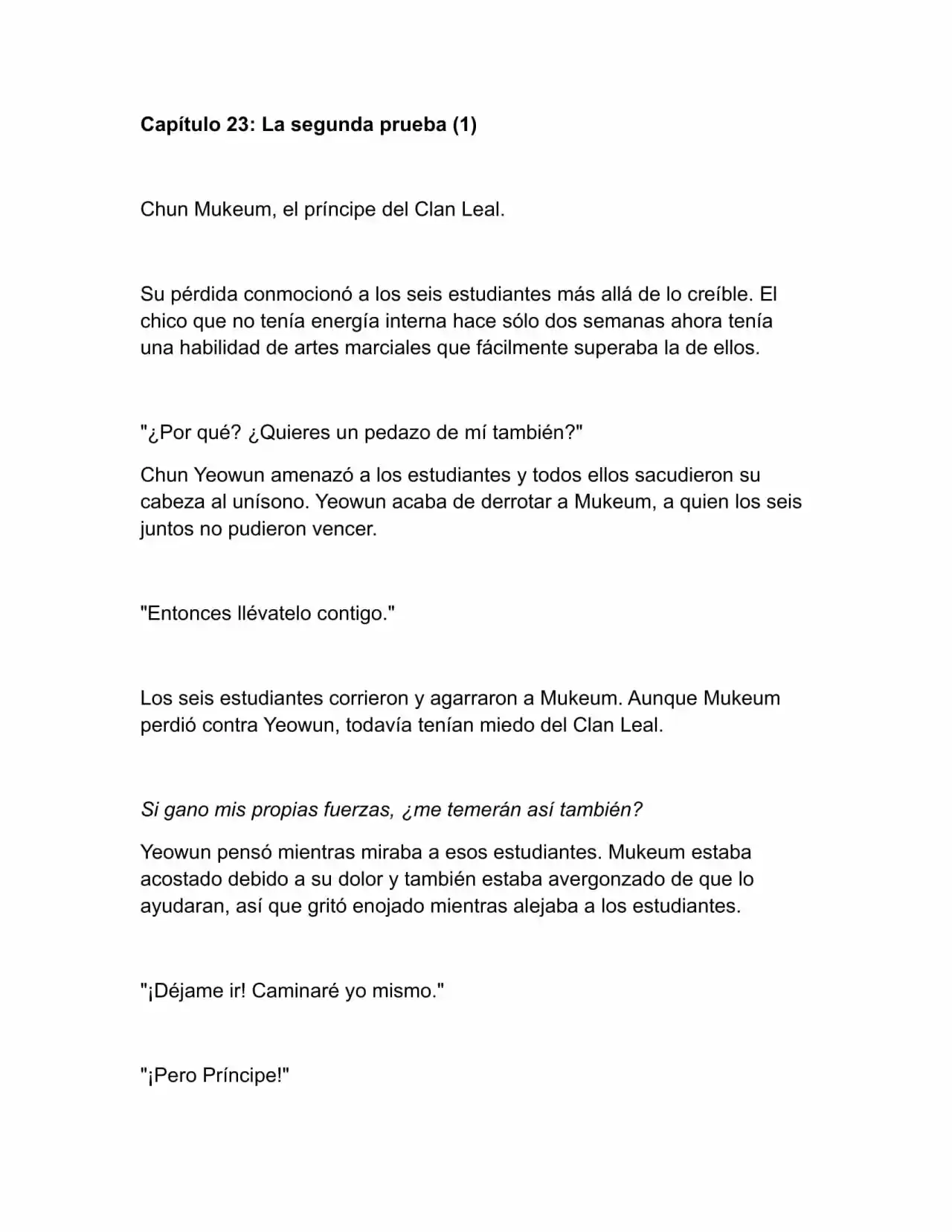 Nano Machine (Novela) - Capítulo 23 - Página 1 - LectorTMOo