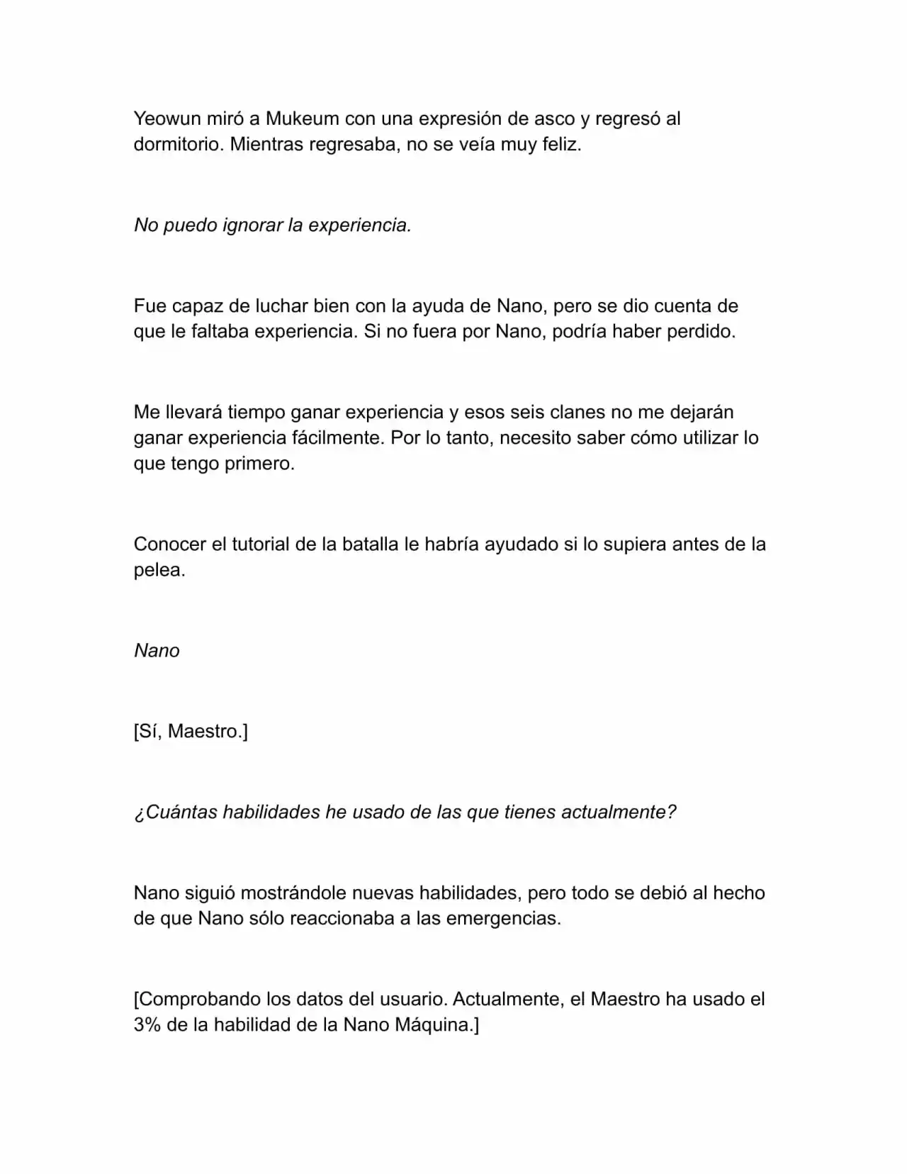 Nano Machine (Novela) - Capítulo 23 - Página 3 - LectorTMOo