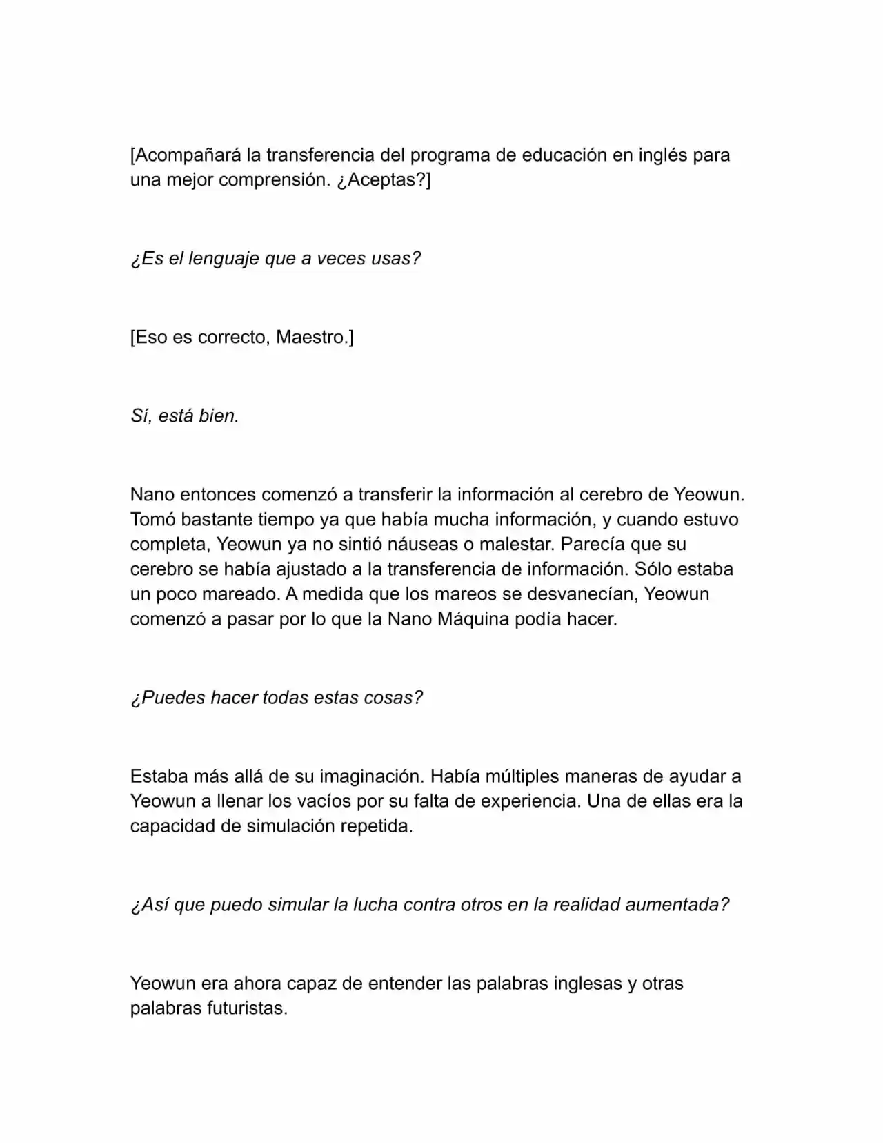Nano Machine (Novela) - Capítulo 23 - Página 5 - LectorTMOo