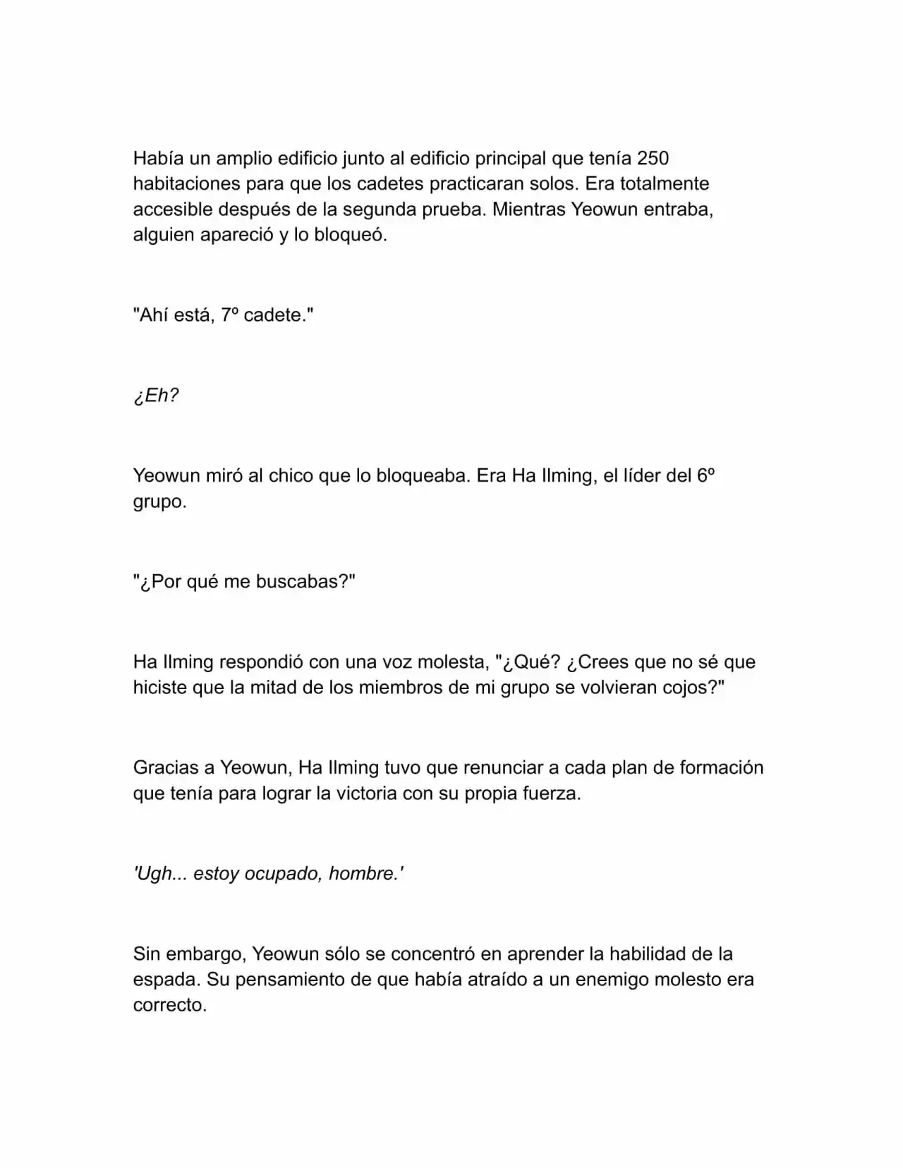 Nano Machine (Novela) - Capítulo 33 - Página 6 - LectorTMOo