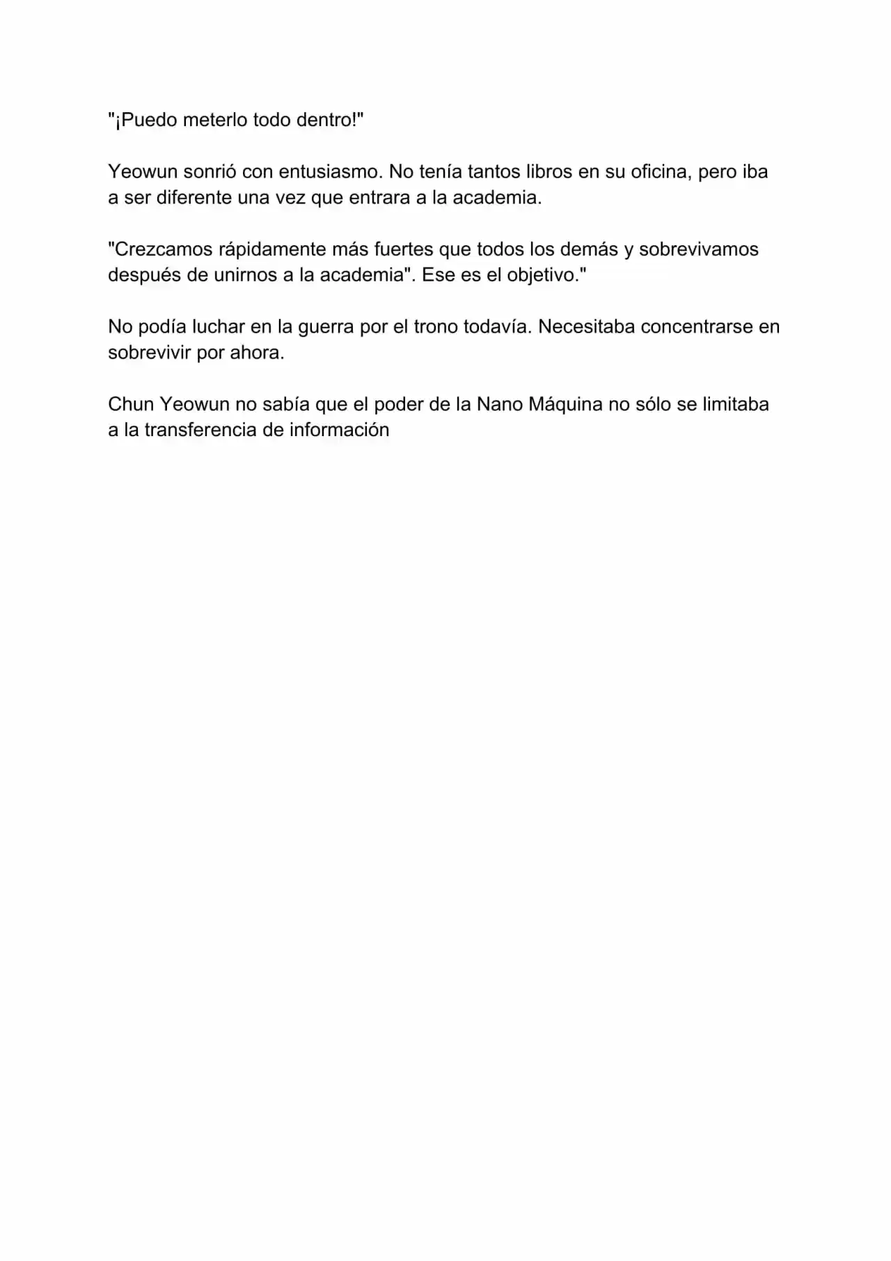 Nano Machine (Novela) - Capítulo 5 - Página 5 - LectorTMOo