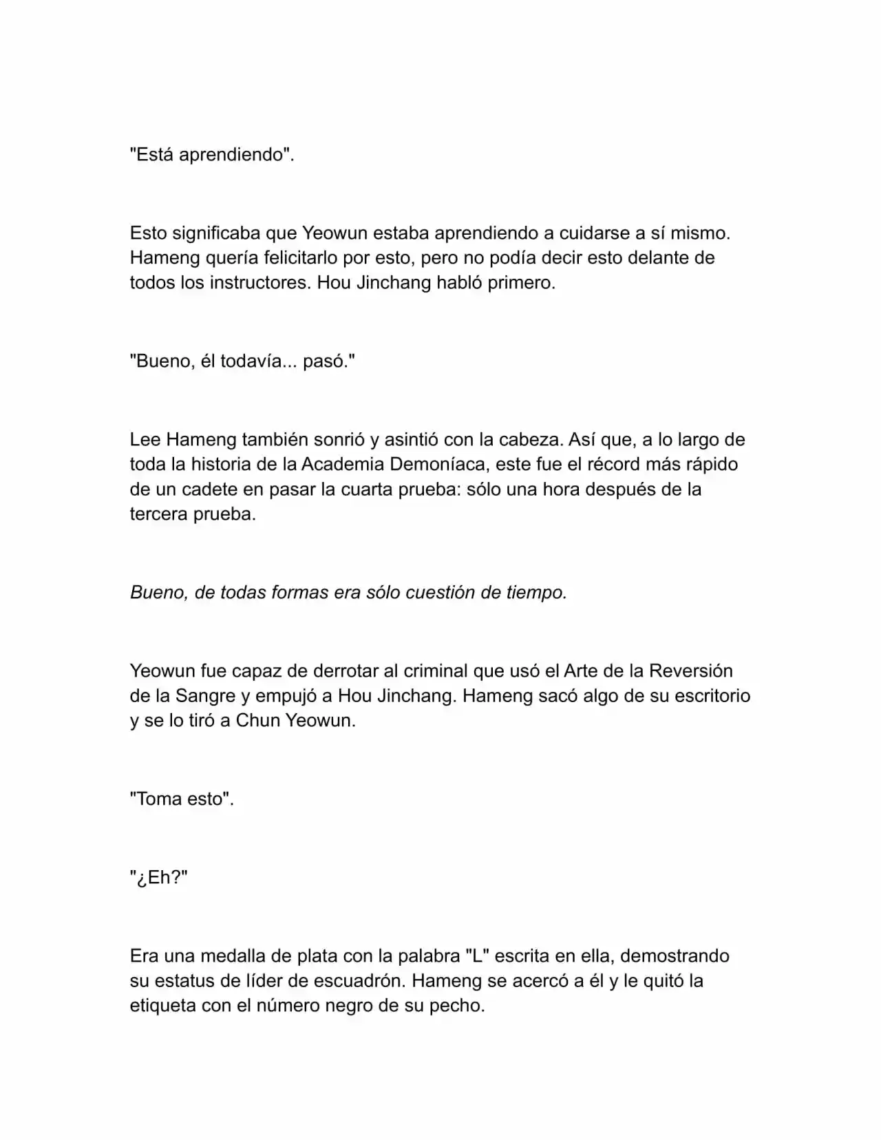 Nano Machine (Novela) - Capítulo 99 - Página 6 - LectorTMOo