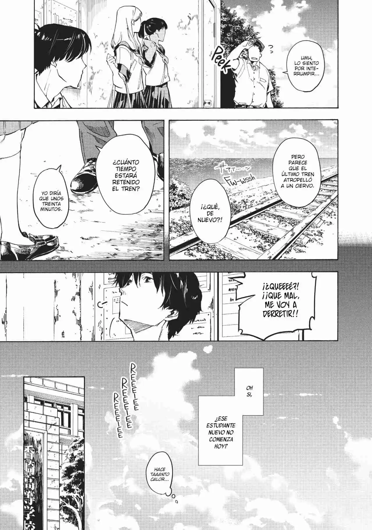 Natsu E No Tunnel, Sayonara No Deguchi: Gunjou - Capítulo 1 - Página 9 - LectorTMOo