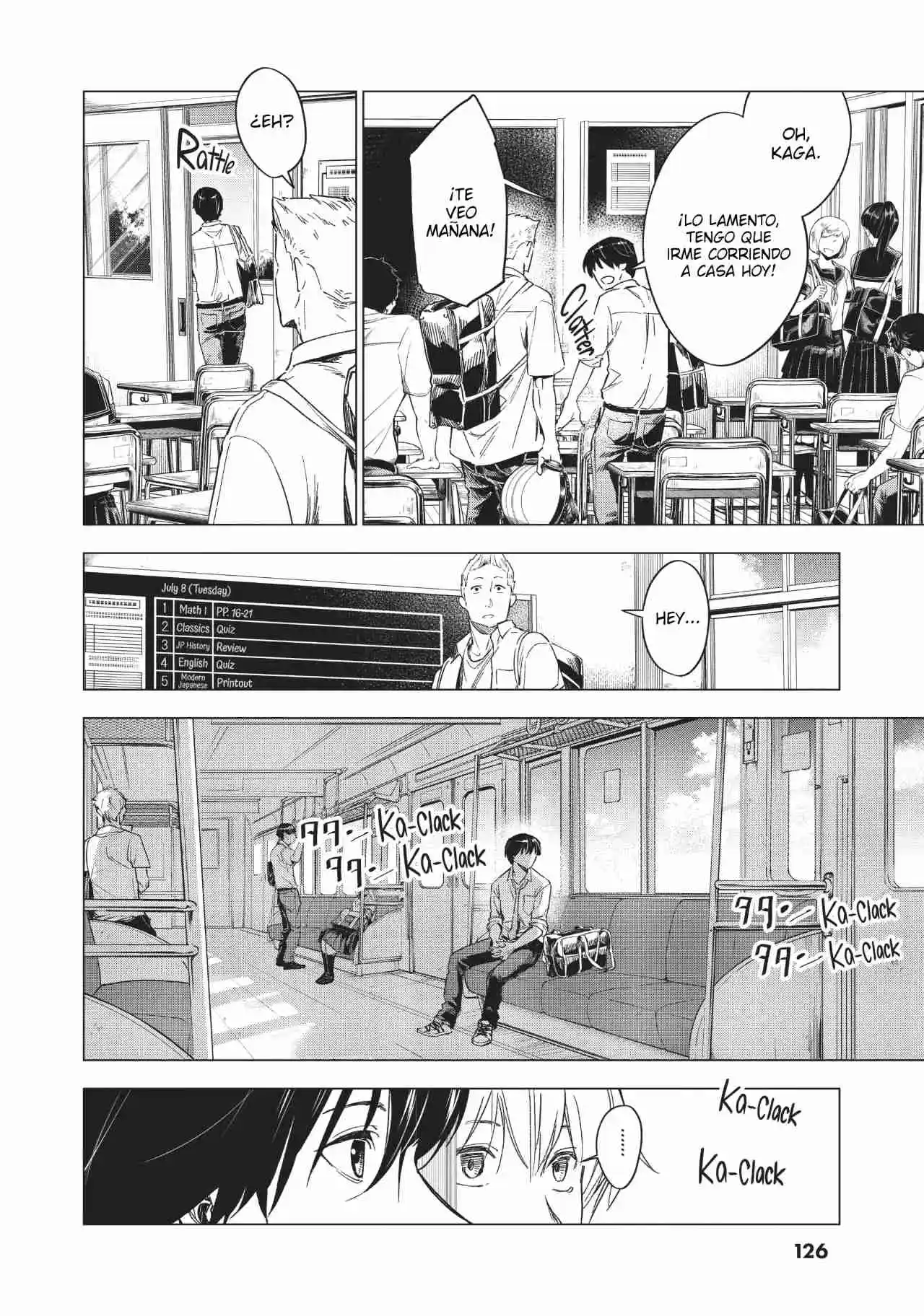 Natsu E No Tunnel, Sayonara No Deguchi: Gunjou - Capítulo 4 - Página 8 - LectorTMOo