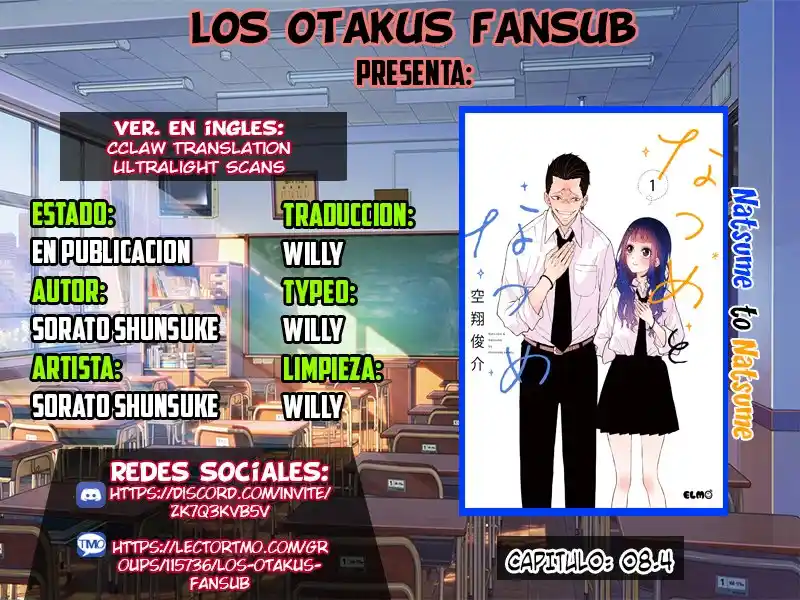Natsume To Natsume - Capítulo 8.4 - Página 1 - LectorTMOo