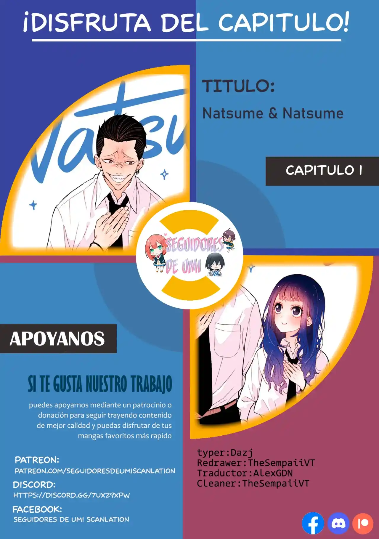 Natsume Y Natsume - Capítulo 1 - Página 1 - LectorTMOo