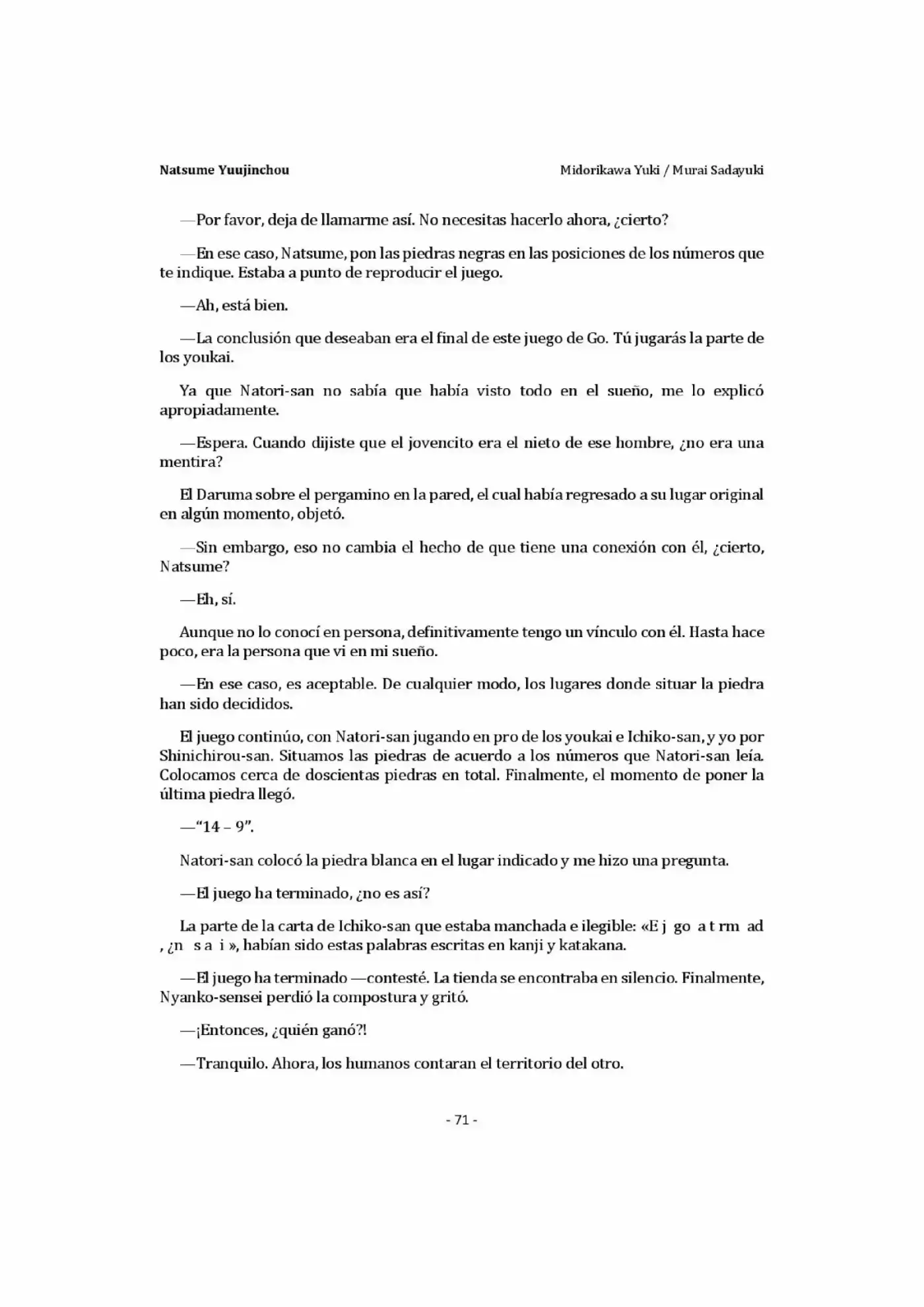 Natsume Yuujinchou Novela Ligera (Novela) - Capítulo 1.50 - Página 21 - LectorTMOo