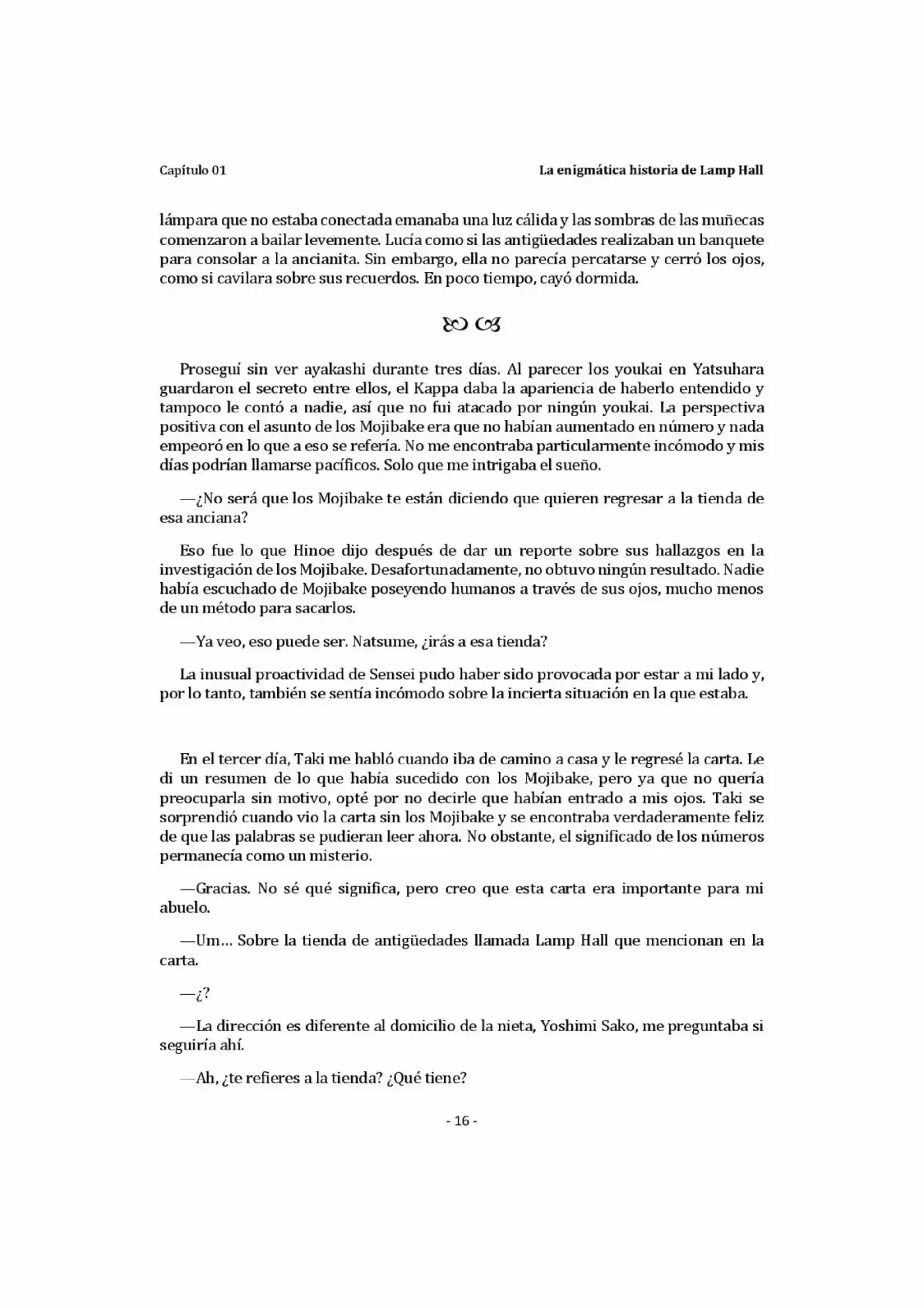 Natsume Yuujinchou Novela Ligera (Novela) - Capítulo 1 - Página 16 - LectorTMOo