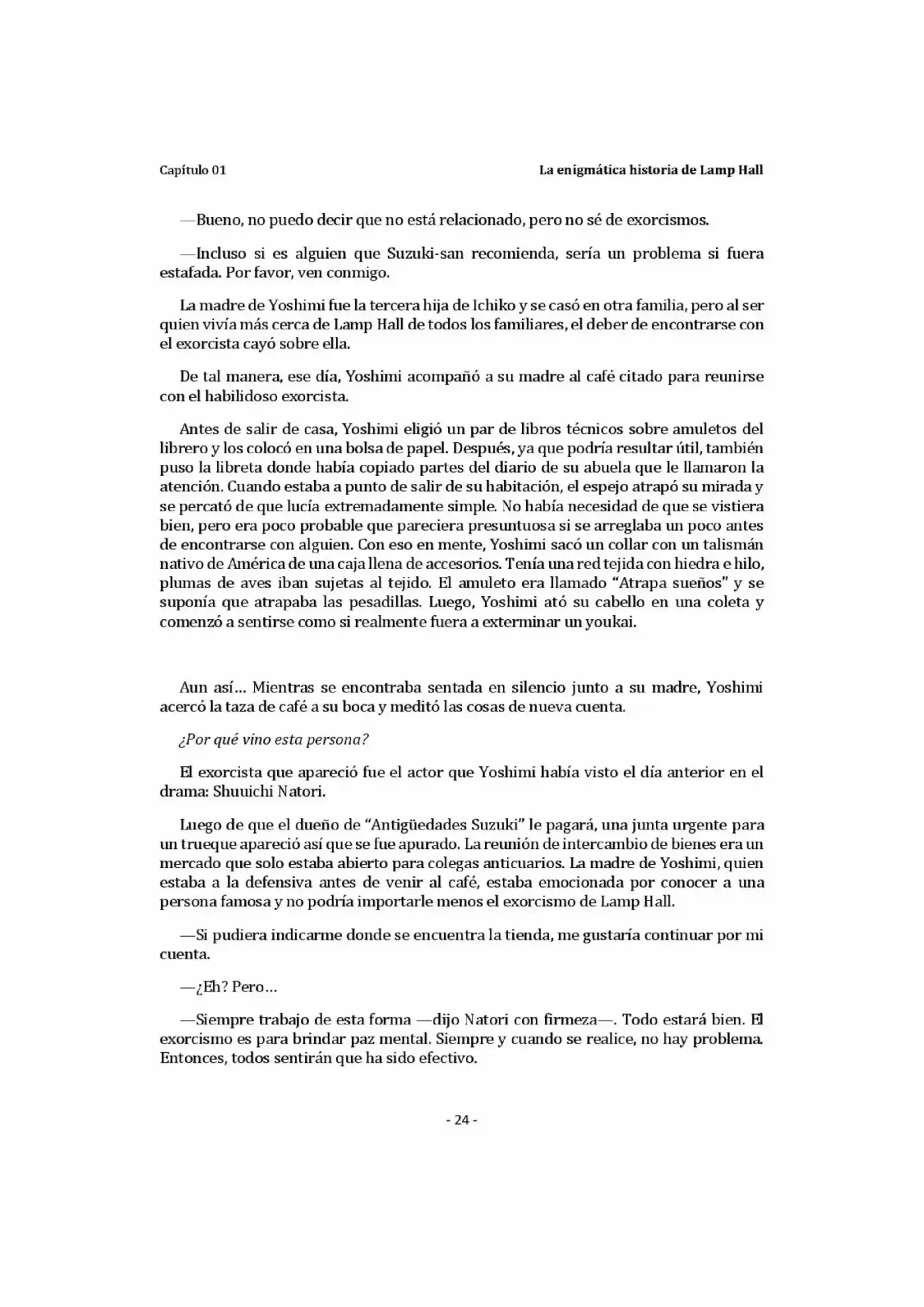 Natsume Yuujinchou Novela Ligera (Novela) - Capítulo 1 - Página 24 - LectorTMOo