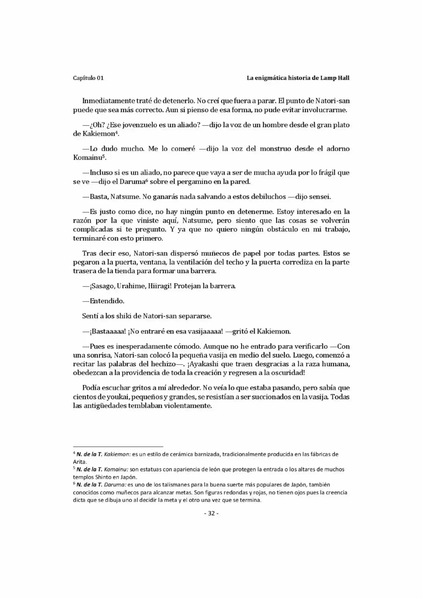 Natsume Yuujinchou Novela Ligera (Novela) - Capítulo 1 - Página 32 - LectorTMOo