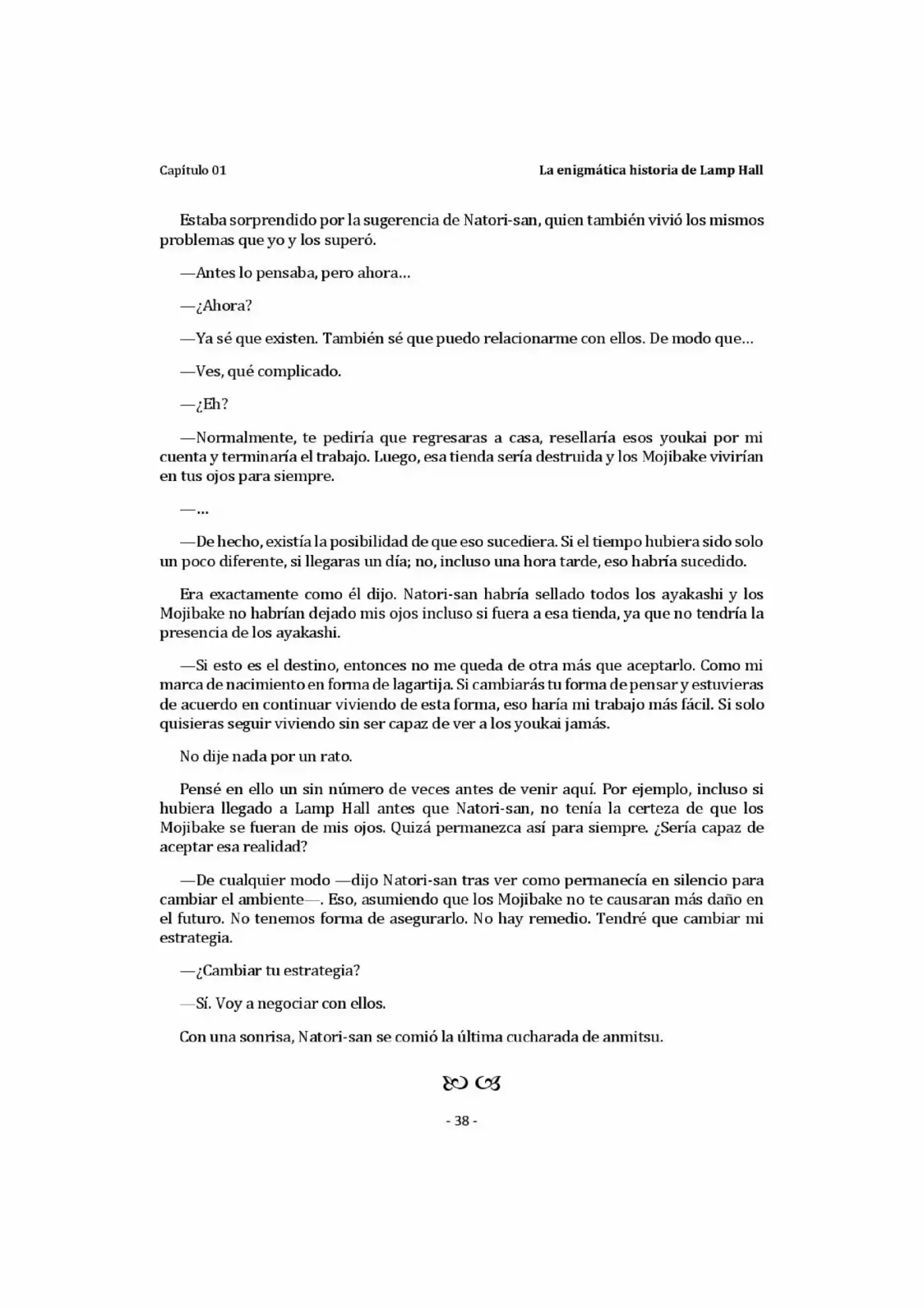 Natsume Yuujinchou Novela Ligera (Novela) - Capítulo 1 - Página 38 - LectorTMOo