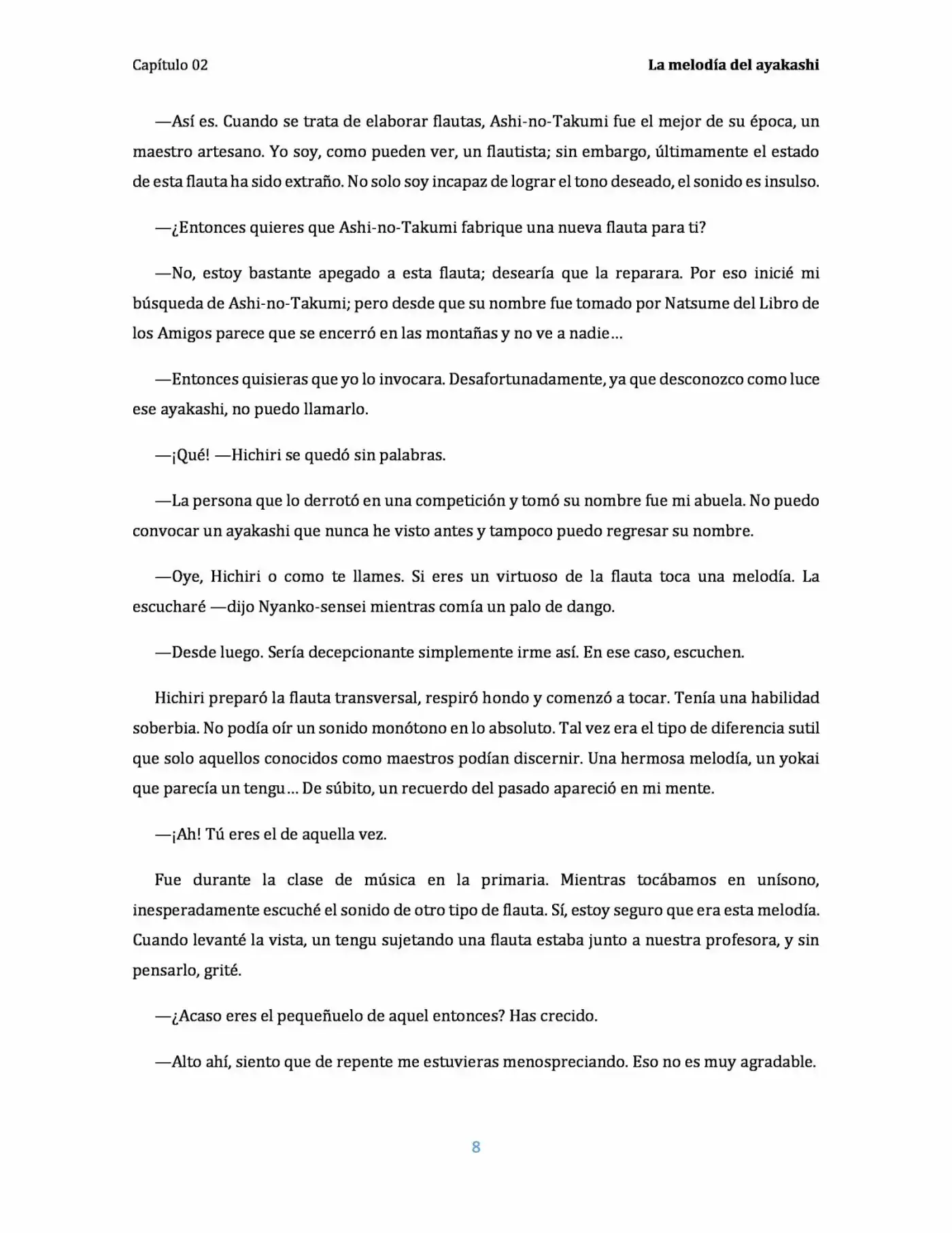 Natsume Yuujinchou Novela Ligera (Novela) - Capítulo 2 - Página 8 - LectorTMOo