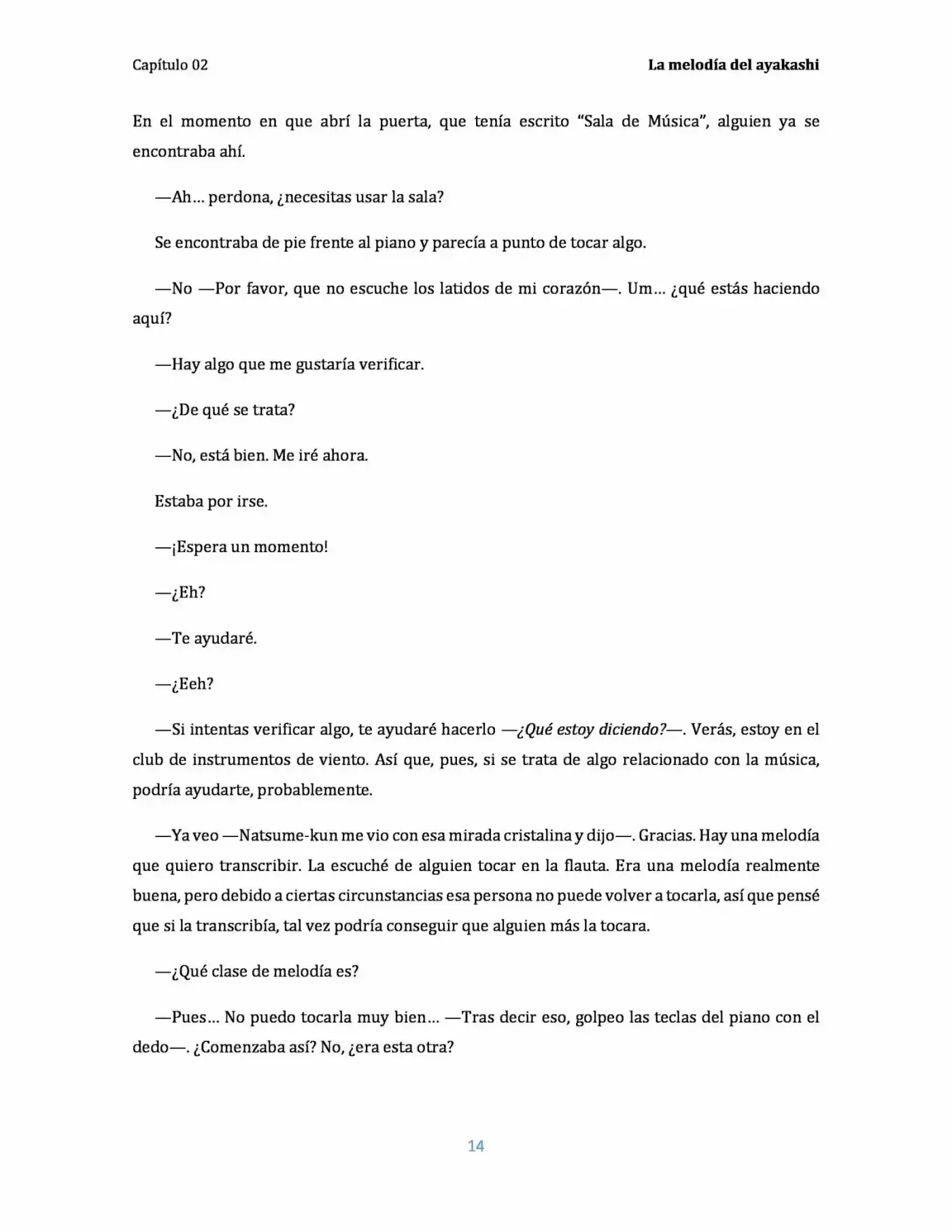 Natsume Yuujinchou Novela Ligera (Novela) - Capítulo 2 - Página 14 - LectorTMOo