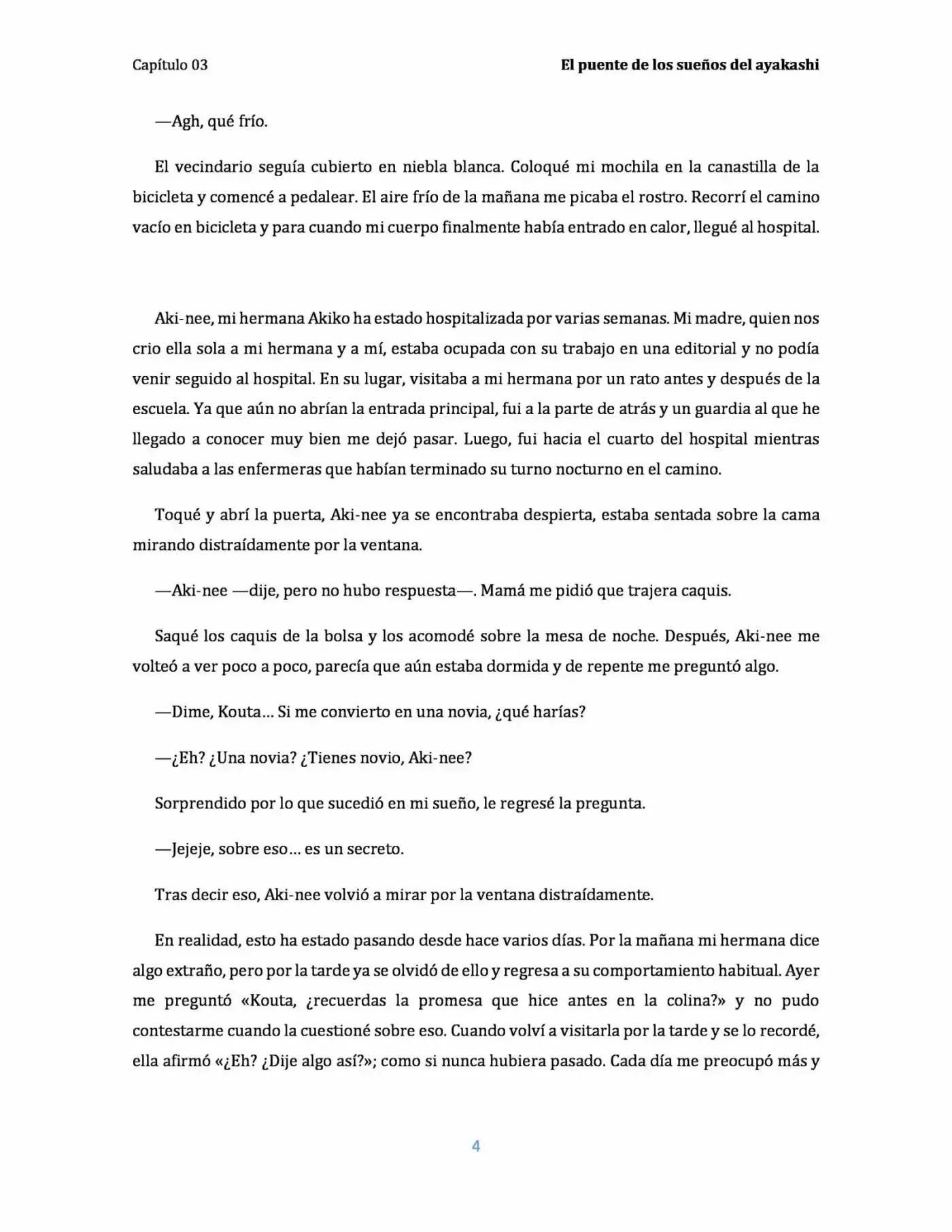Natsume Yuujinchou Novela Ligera (Novela) - Capítulo 3 - Página 4 - LectorTMOo