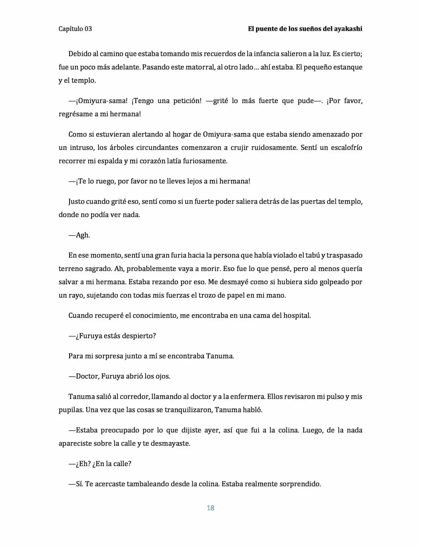 Natsume Yuujinchou Novela Ligera (Novela) - Capítulo 3 - Página 18 - LectorTMOo