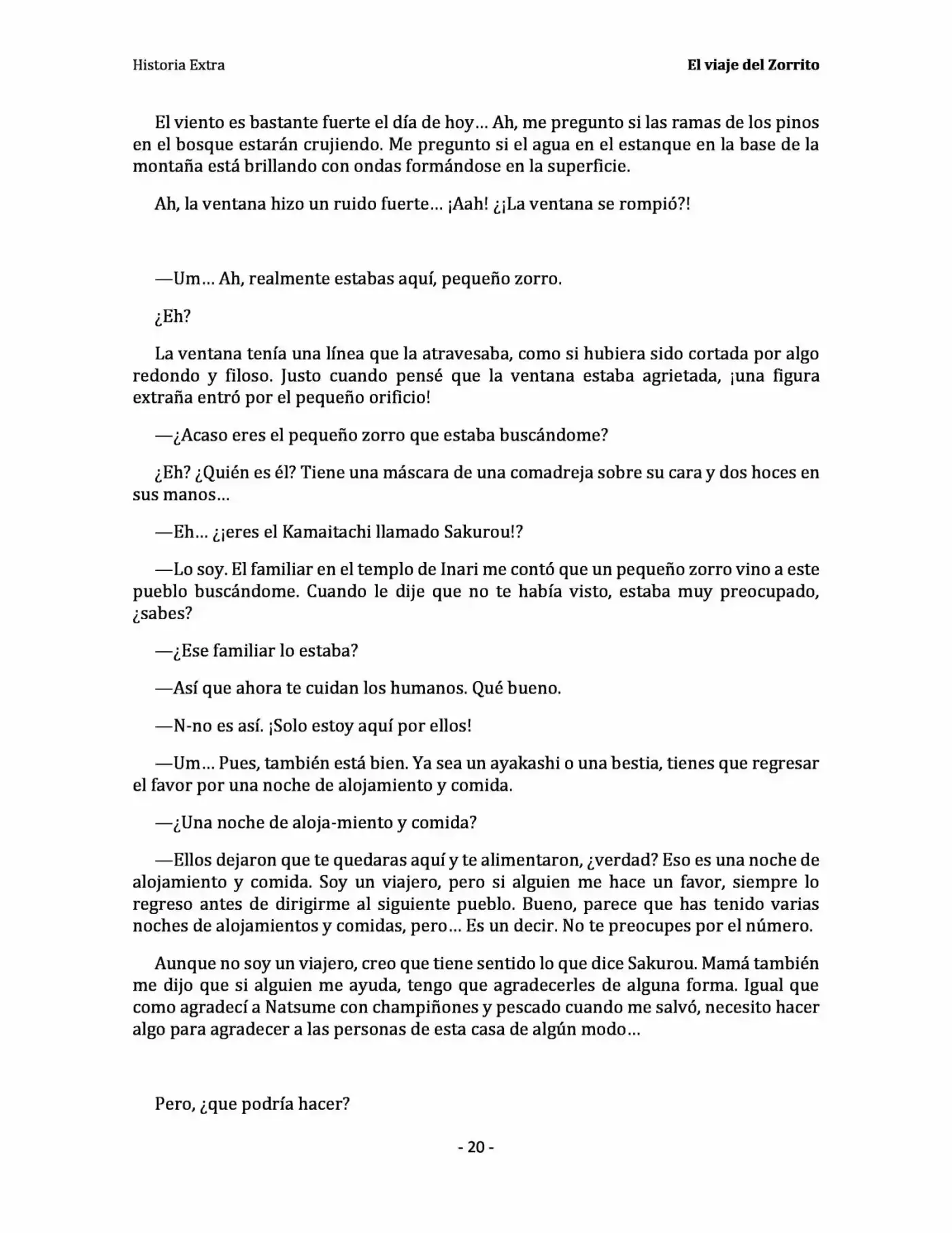 Natsume Yuujinchou Novela Ligera (Novela) - Capítulo 4 - Página 20 - LectorTMOo