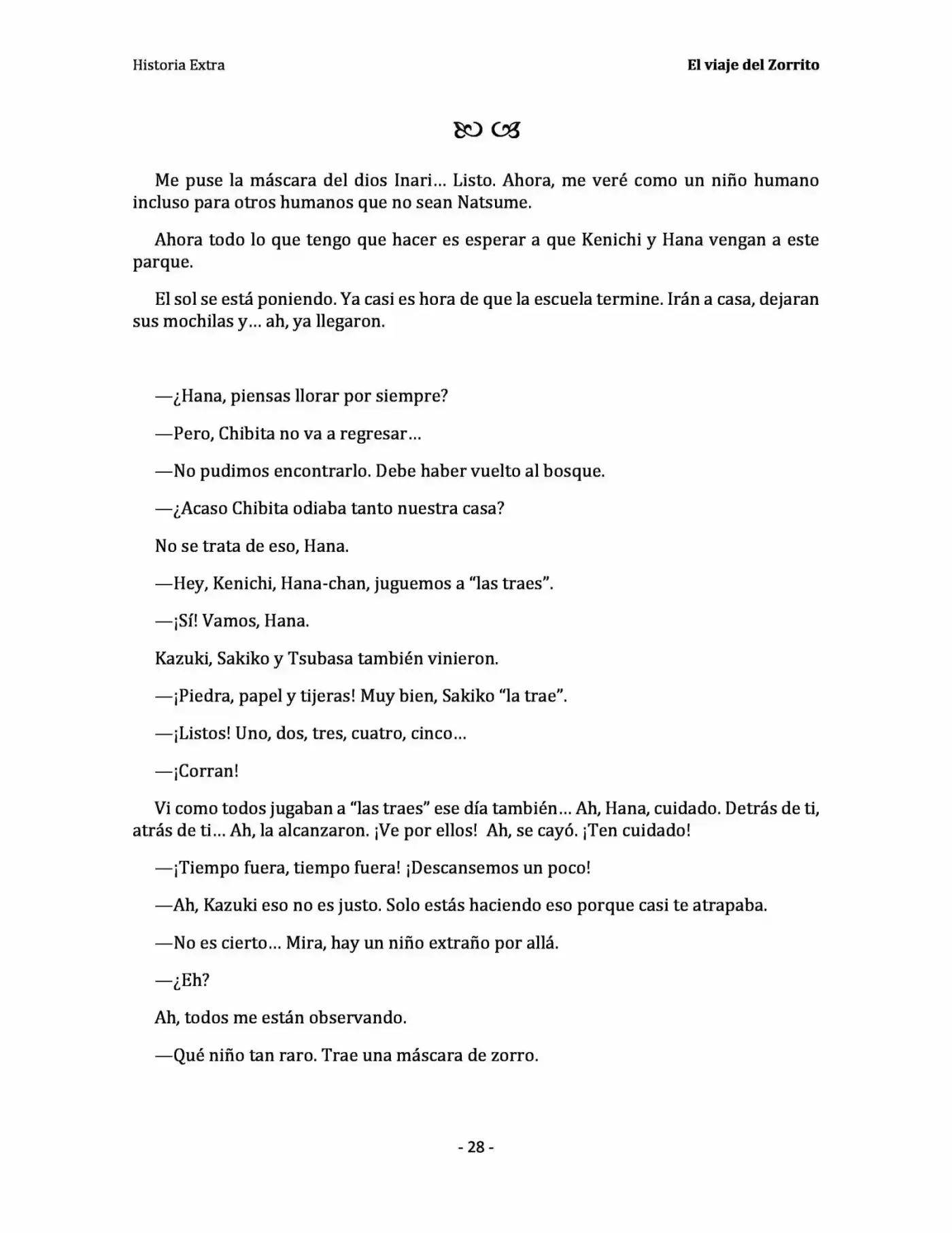 Natsume Yuujinchou Novela Ligera (Novela) - Capítulo 4 - Página 28 - LectorTMOo