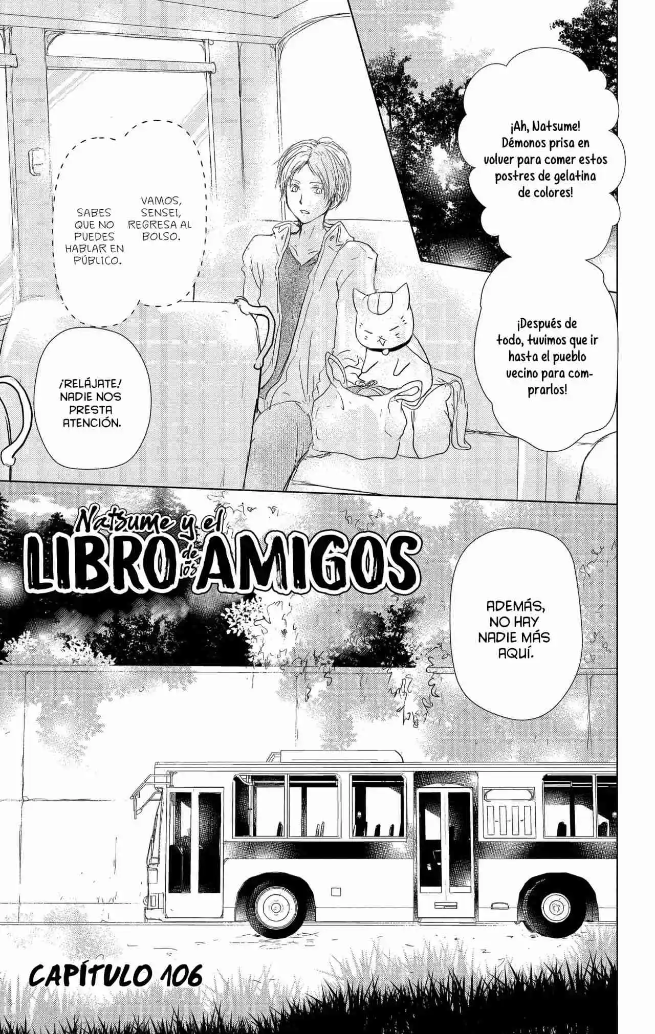 Natsume Yuujinchou - Capítulo 106 - Página 4 - LectorTMOo