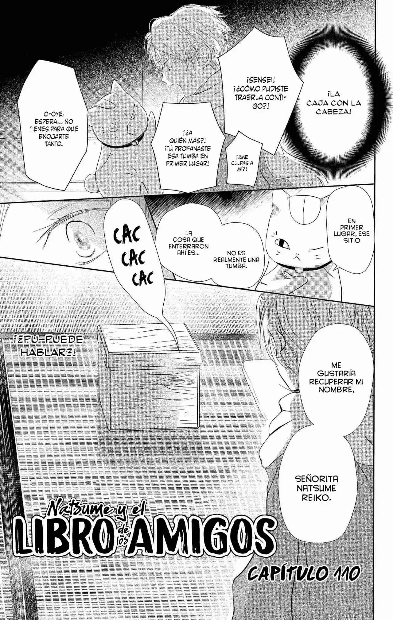 Natsume Yuujinchou - Capítulo 110 - Página 4 - LectorTMOo