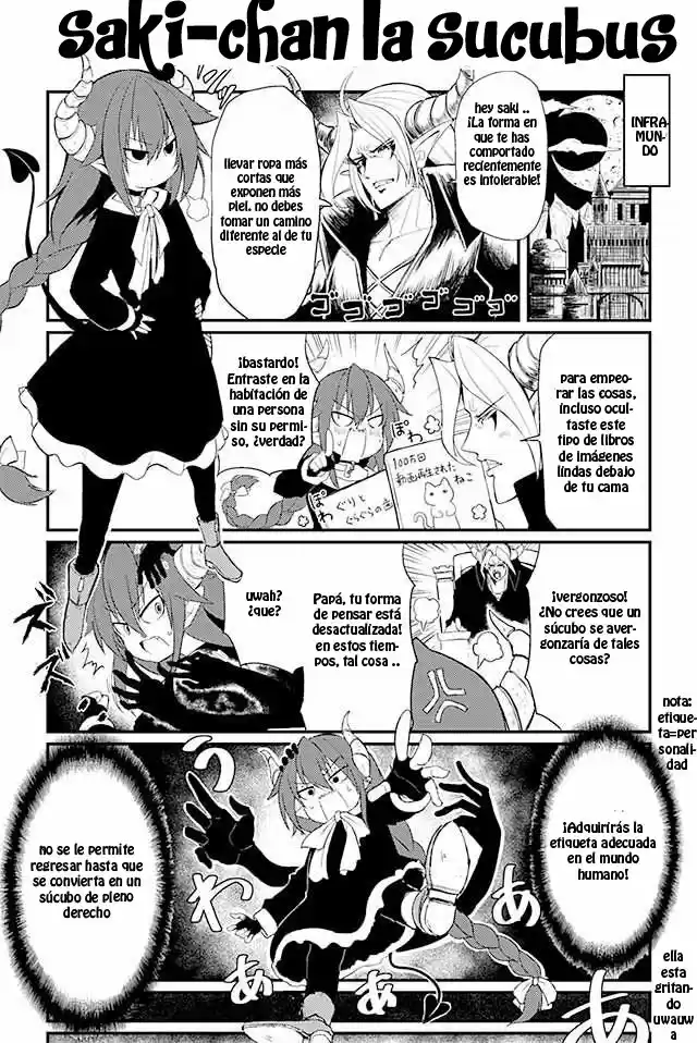 Naughty Succubus "Saki-chan - Capítulo 11.50 - Página 1 - LectorTMOo