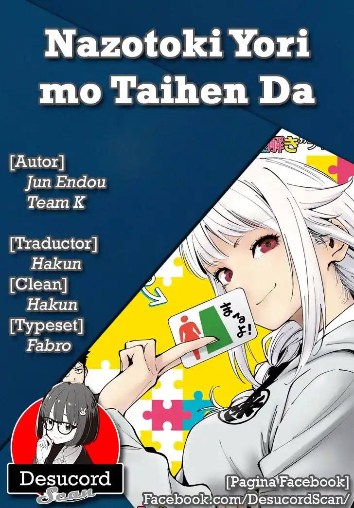 Nazotoki Yori Mo Taihen Da - Capítulo 12 - Página 1 - LectorTMOo
