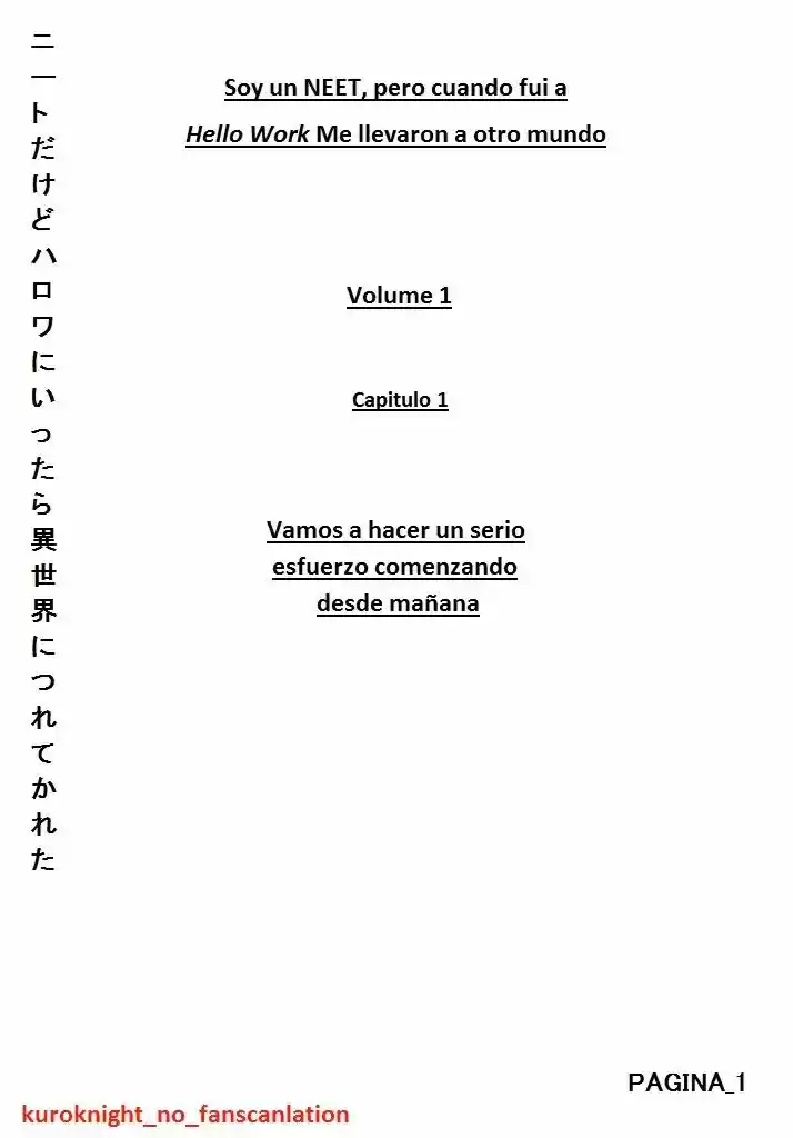 NEET Dakedo Hello Work Ni Ittara Isekai Ni Tsuretekareta (Novela) - Capítulo 1 - Página 2 - LectorTMOo