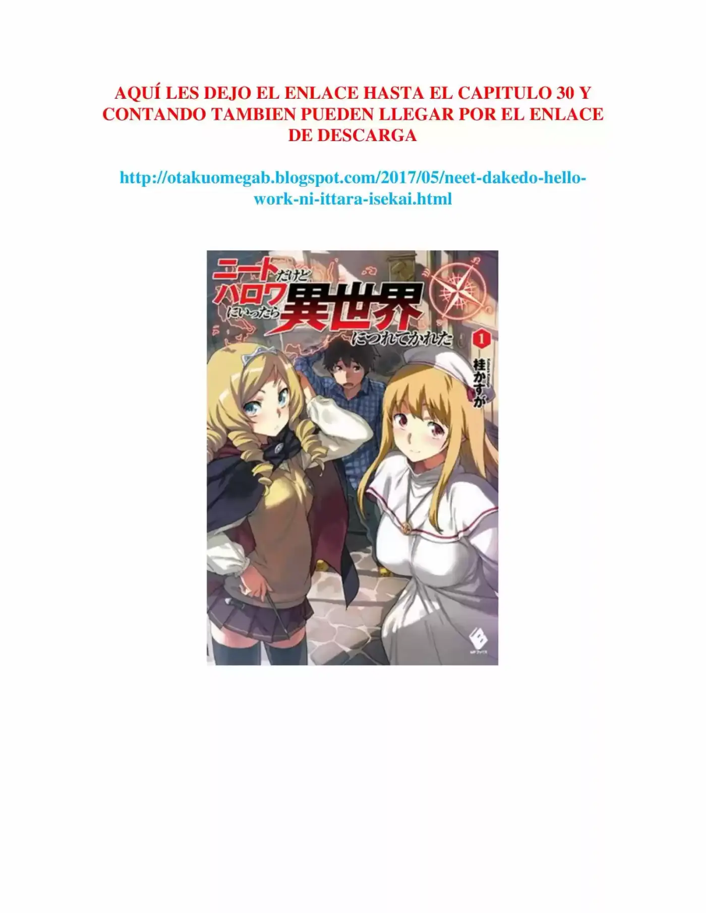 NEET Dakedo Hello Work Ni Ittara Isekai Ni Tsuretekareta (Novela) - Capítulo 6 - Página 1 - LectorTMOo