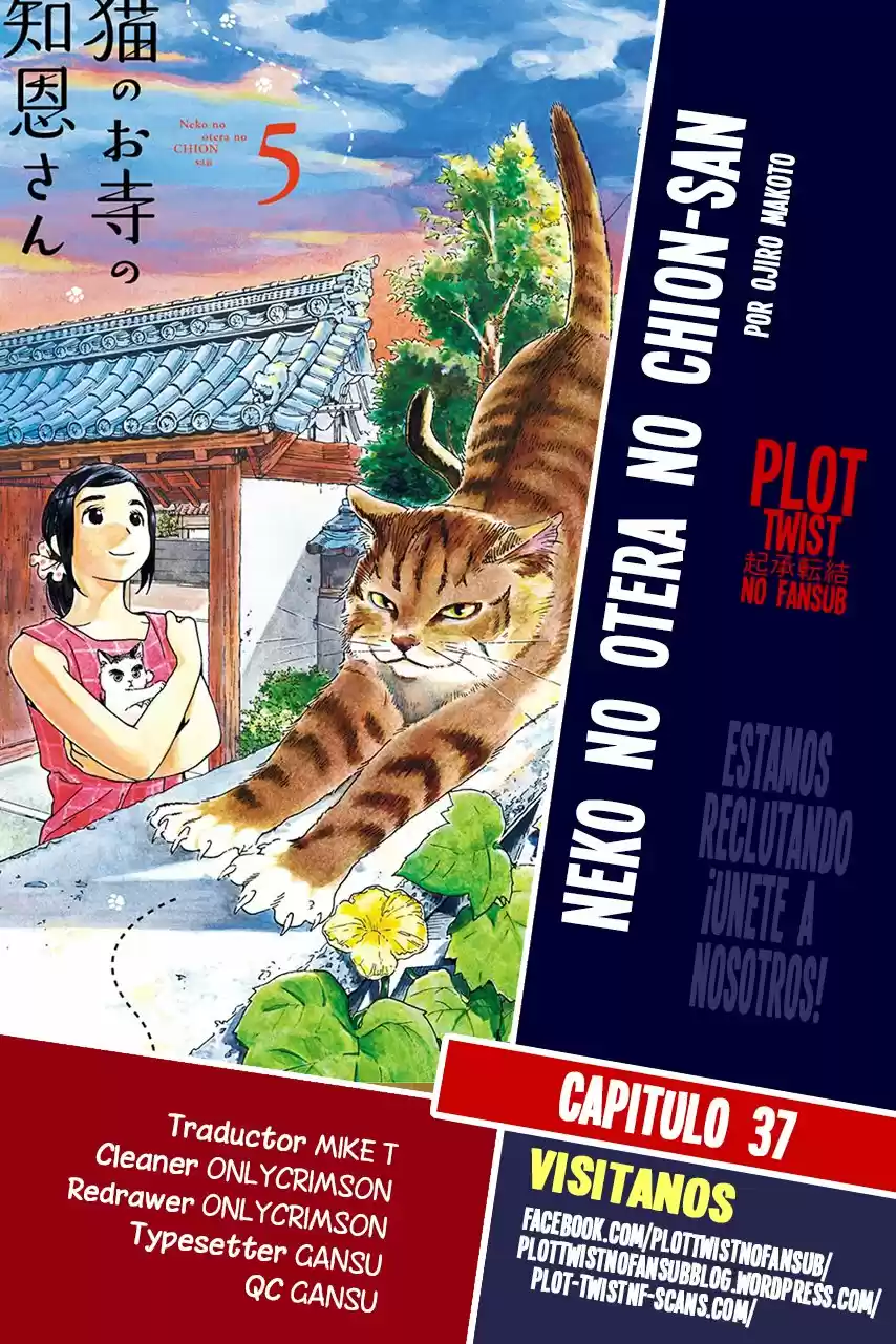 Neko No Otera No Chion-san - Capítulo 37 - Página 1 - LectorTMOo