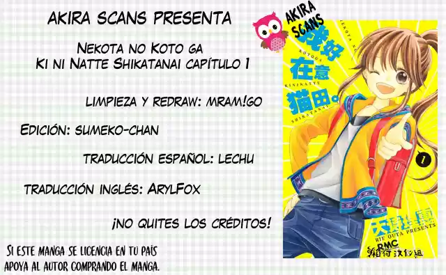 NEKOTA NO KOTO GA KI NI NATTE SHIKATANAI - Capítulo 1 - Página 2 - LectorTMOo