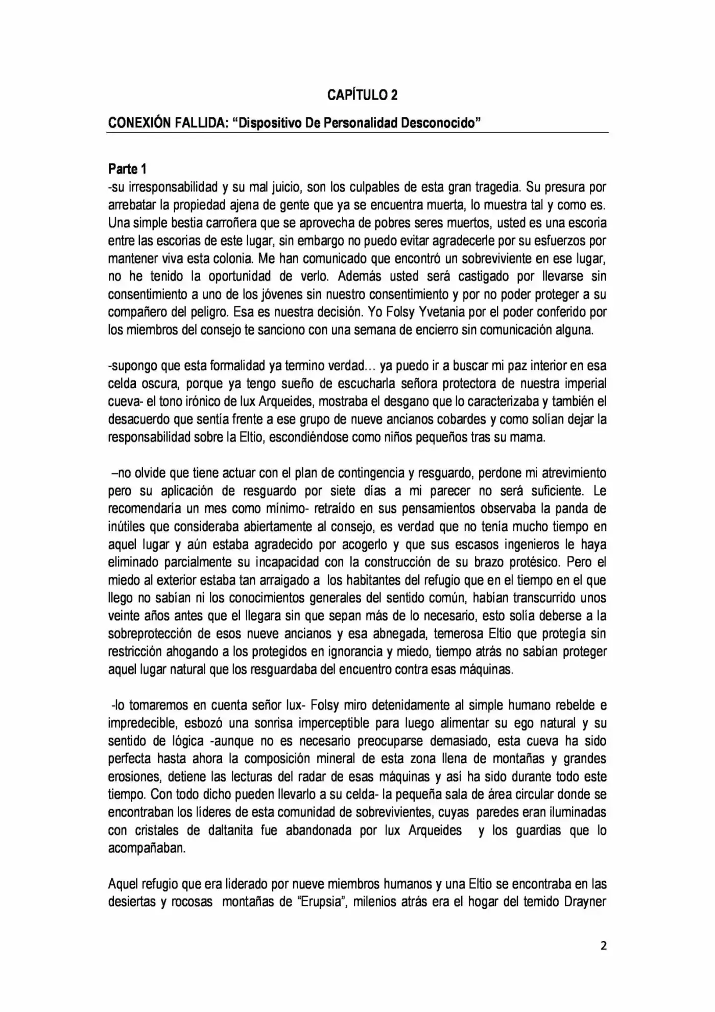 NEO 2.0 (Novela) - Capítulo 2 - Página 2 - LectorTMOo