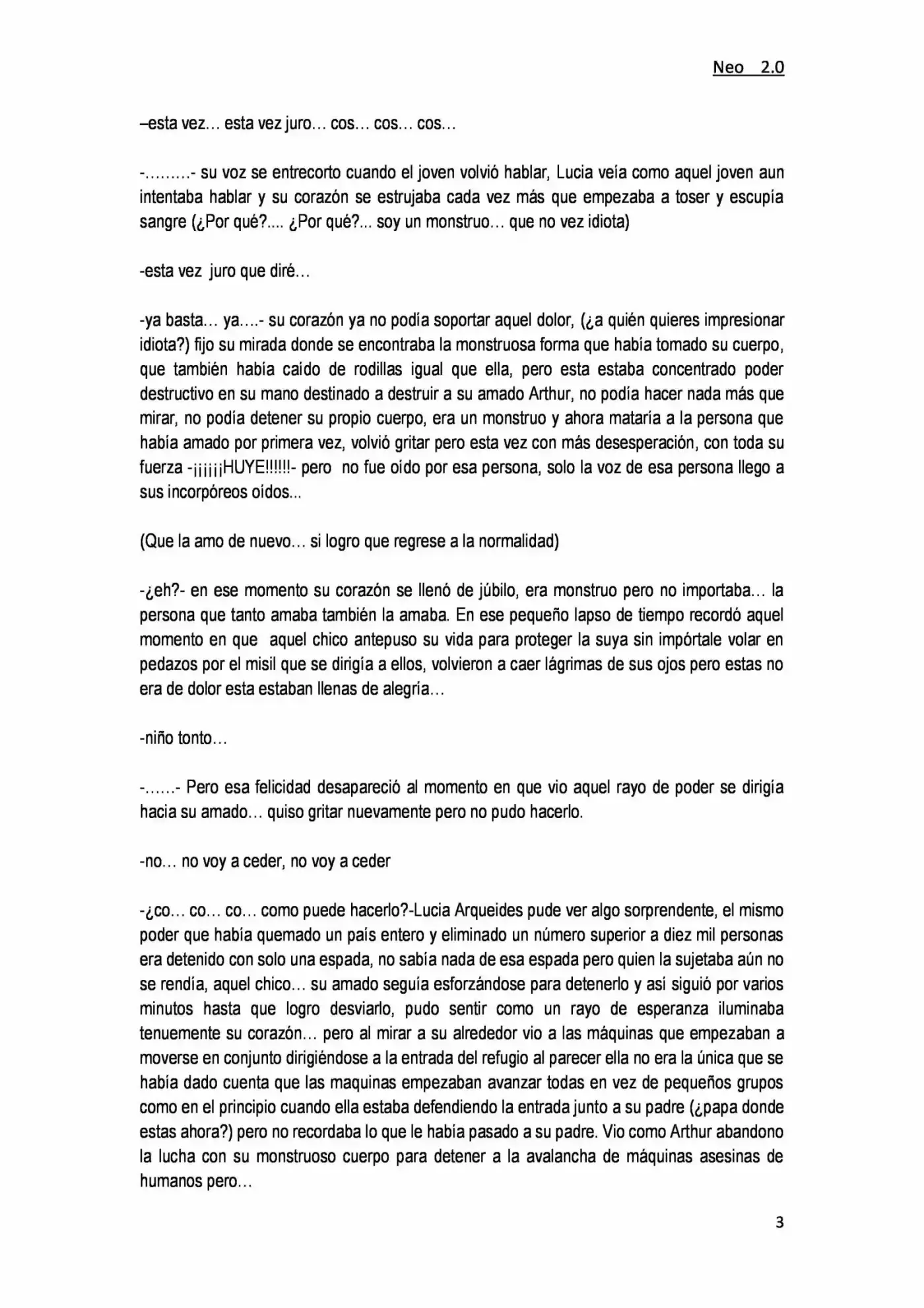 NEO 2.0 (Novela) - Capítulo 4.80 - Página 3 - LectorTMOo