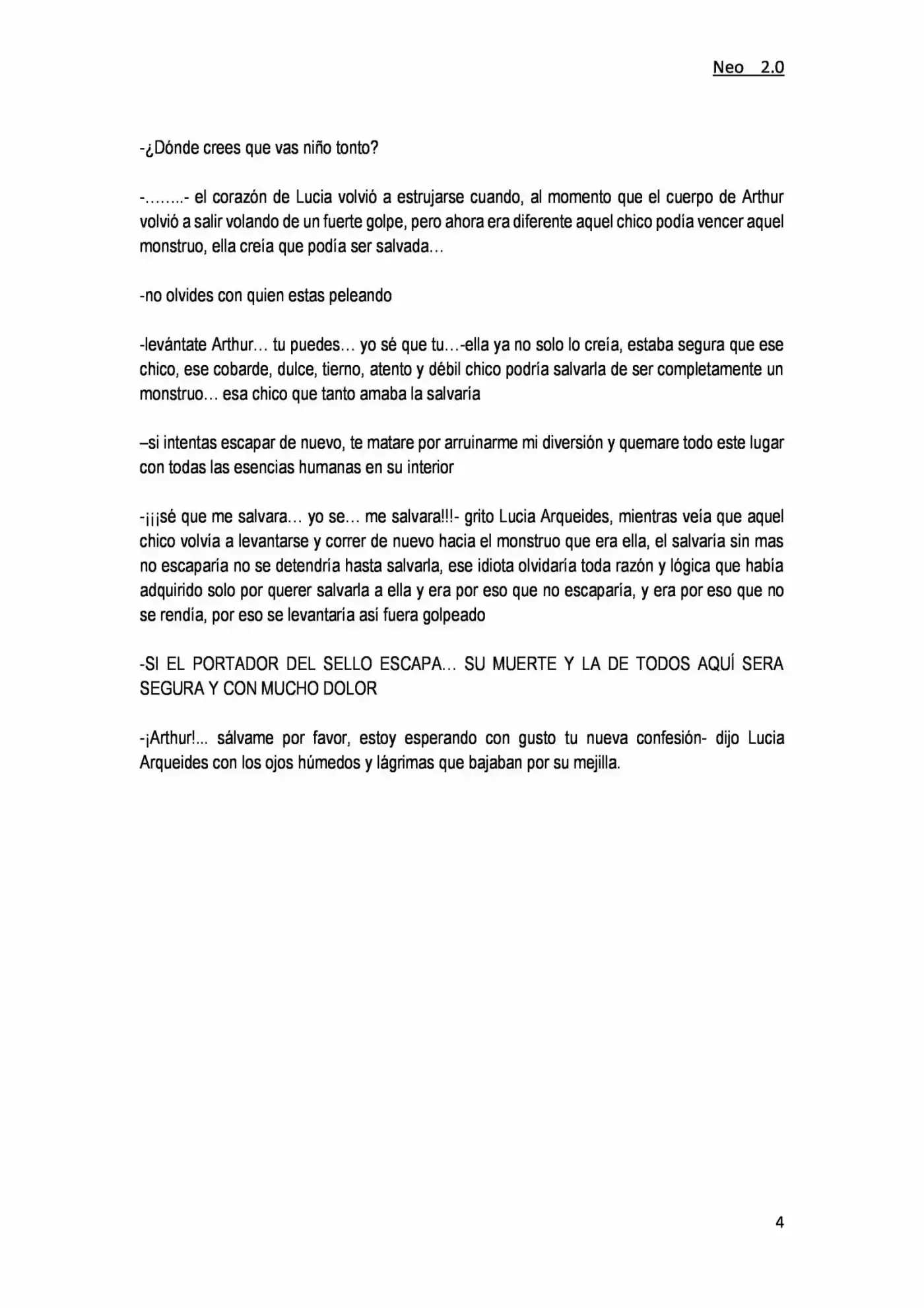 NEO 2.0 (Novela) - Capítulo 4.80 - Página 4 - LectorTMOo