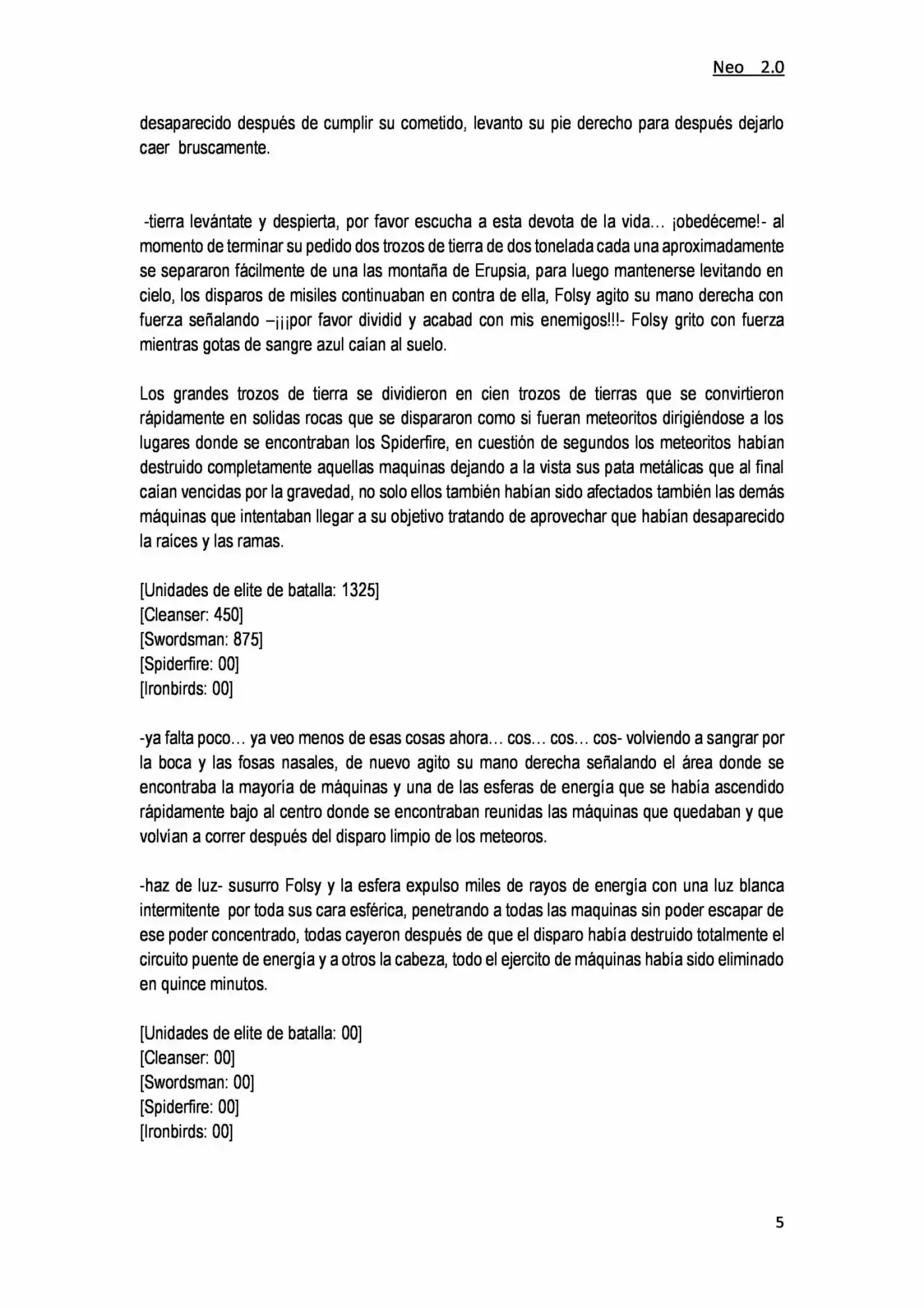 NEO 2.0 (Novela) - Capítulo 5.20 - Página 5 - LectorTMOo