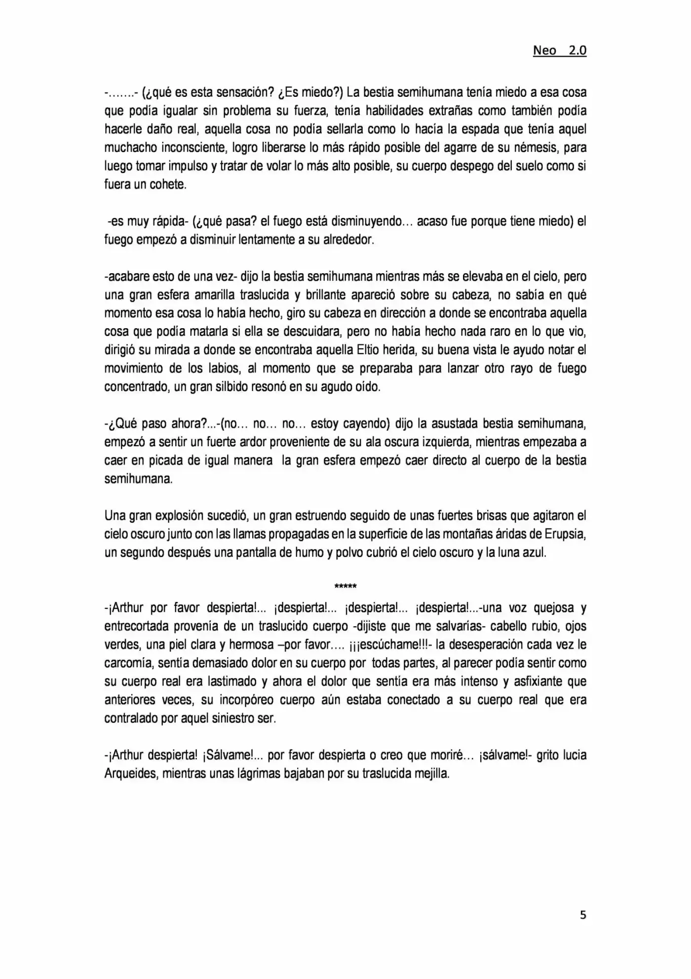 NEO 2.0 (Novela) - Capítulo 5.30 - Página 5 - LectorTMOo