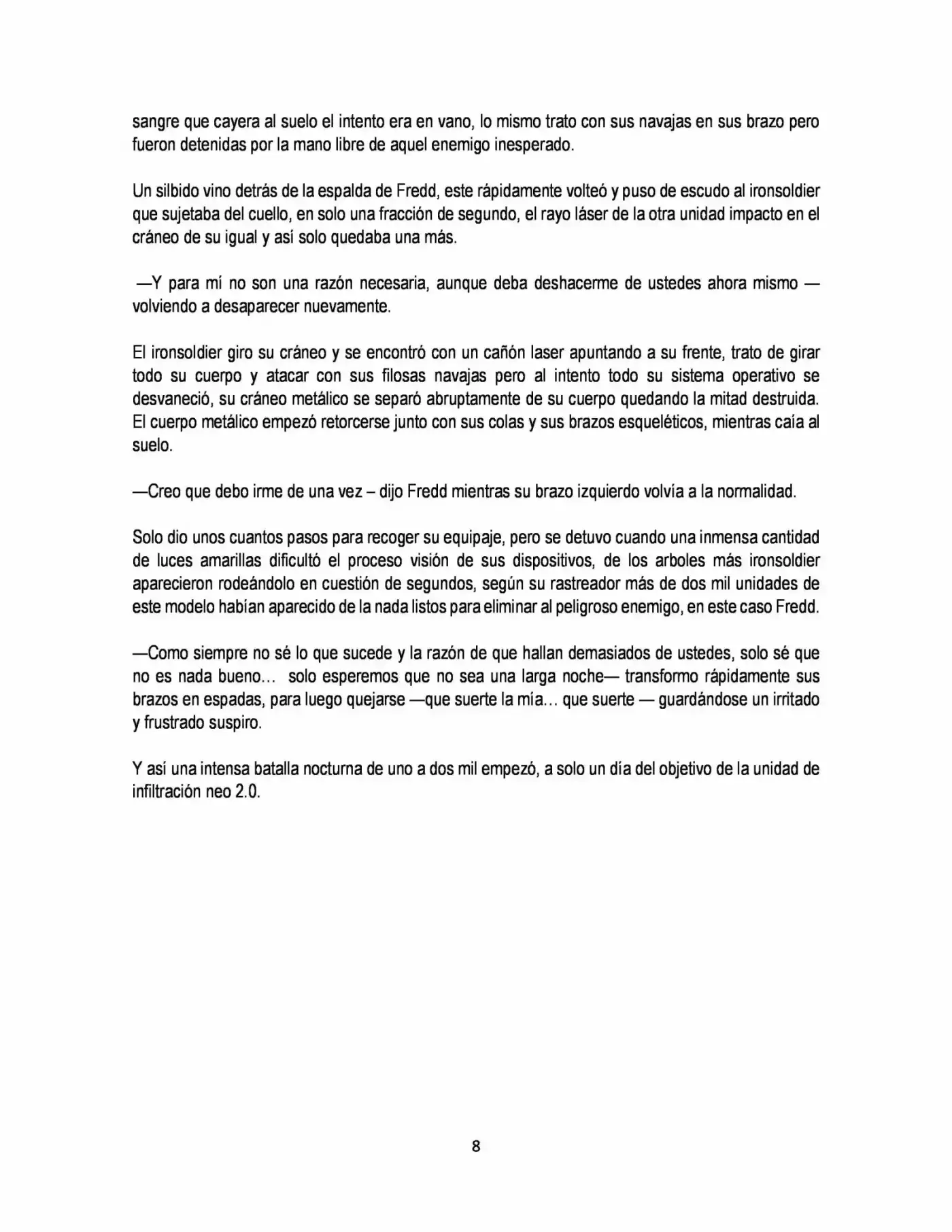 NEO 2.0 (Novela) - Capítulo 9.20 - Página 8 - LectorTMOo