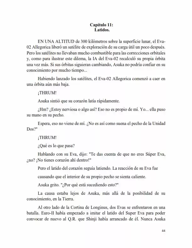 Neon Genesis Evangelion: Anima Vol. 2 (Novela) - Capítulo 11 - Página 1 - LectorTMOo