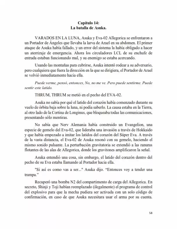 Neon Genesis Evangelion: Anima Vol. 2 (Novela) - Capítulo 14 - Página 2 - LectorTMOo