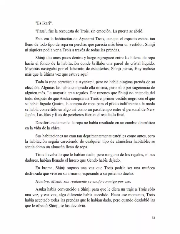 Neon Genesis Evangelion: Anima Vol. 2 (Novela) - Capítulo 17 - Página 2 - LectorTMOo