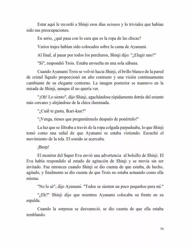 Neon Genesis Evangelion: Anima Vol. 2 (Novela) - Capítulo 17 - Página 3 - LectorTMOo