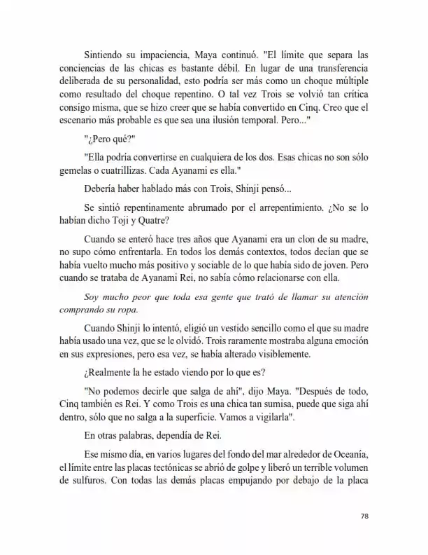 Neon Genesis Evangelion: Anima Vol. 2 (Novela) - Capítulo 18 - Página 3 - LectorTMOo