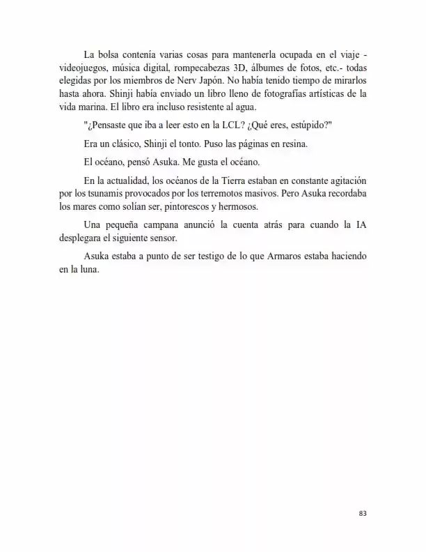 Neon Genesis Evangelion: Anima Vol. 2 (Novela) - Capítulo 19 - Página 4 - LectorTMOo