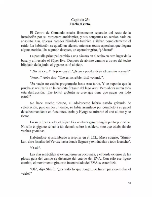 Neon Genesis Evangelion: Anima Vol. 2 (Novela) - Capítulo 23 - Página 1 - LectorTMOo