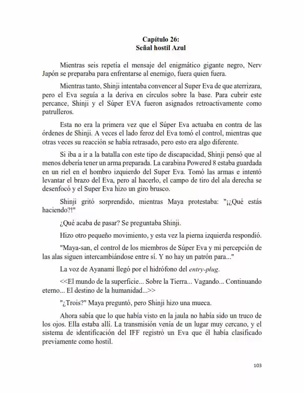 Neon Genesis Evangelion: Anima Vol. 2 (Novela) - Capítulo 26 - Página 1 - LectorTMOo