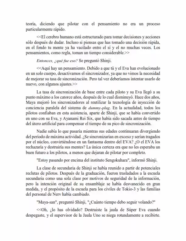 Neon Genesis Evangelion: Anima Vol. 2 (Novela) - Capítulo 30 - Página 3 - LectorTMOo