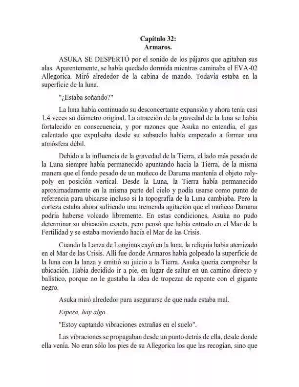 Neon Genesis Evangelion: Anima Vol. 2 (Novela) - Capítulo 32 - Página 1 - LectorTMOo
