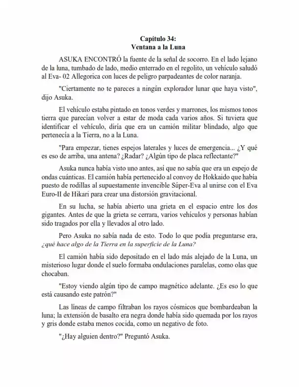 Neon Genesis Evangelion: Anima Vol. 2 (Novela) - Capítulo 34 - Página 1 - LectorTMOo