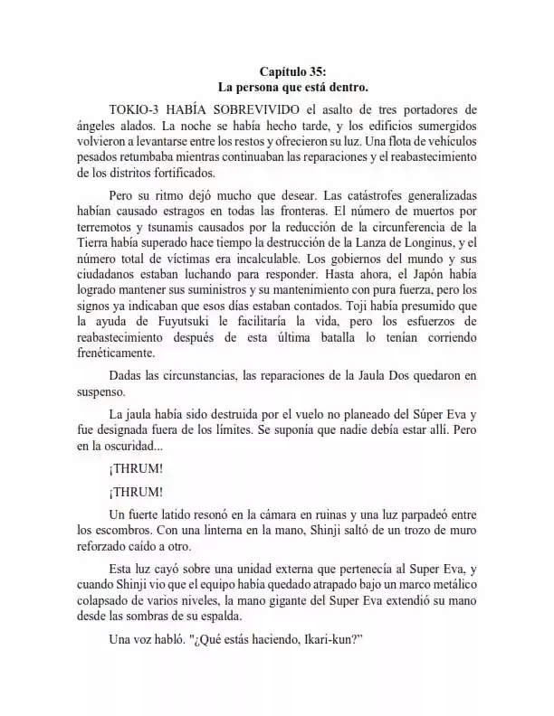 Neon Genesis Evangelion: Anima Vol. 2 (Novela) - Capítulo 35 - Página 1 - LectorTMOo