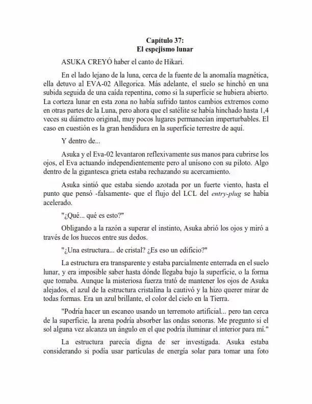 Neon Genesis Evangelion: Anima Vol. 2 (Novela) - Capítulo 37 - Página 1 - LectorTMOo