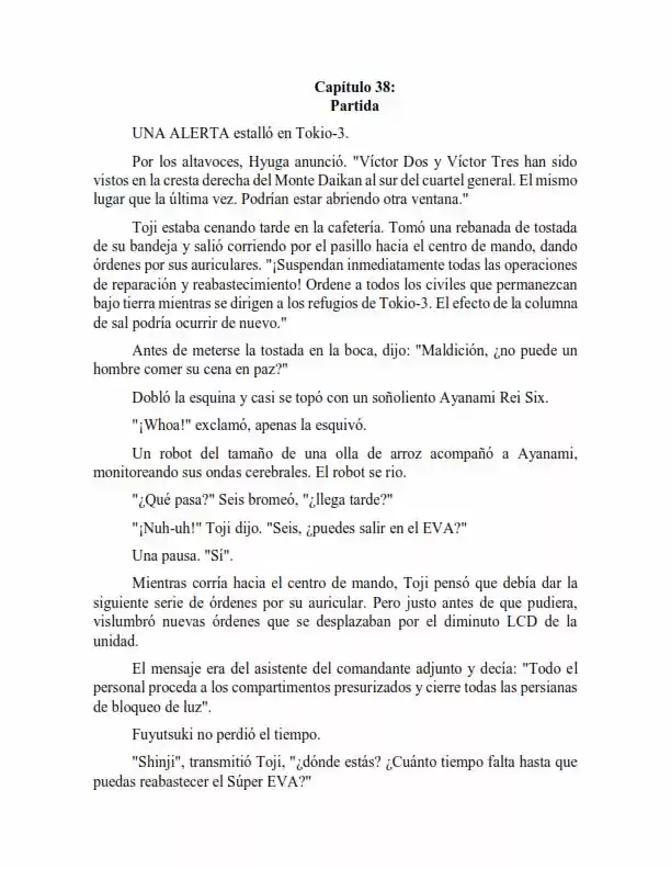 Neon Genesis Evangelion: Anima Vol. 2 (Novela) - Capítulo 38 - Página 1 - LectorTMOo