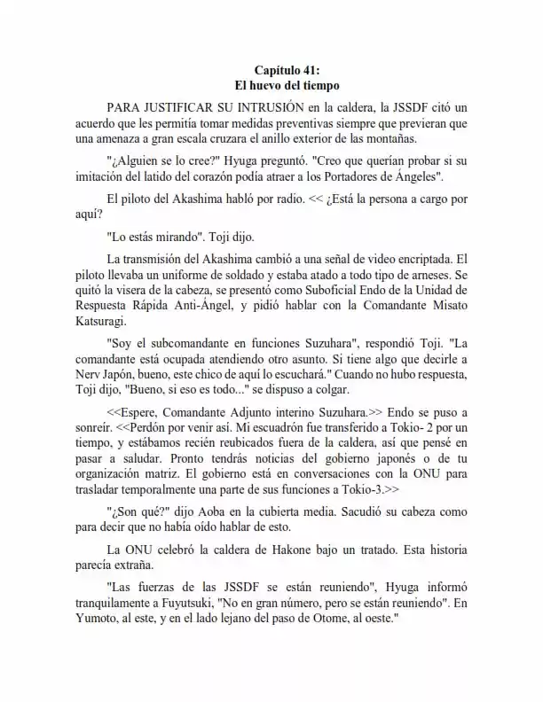 Neon Genesis Evangelion: Anima Vol. 2 (Novela) - Capítulo 41 - Página 1 - LectorTMOo